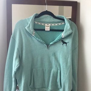 Sea foam PINK half zip